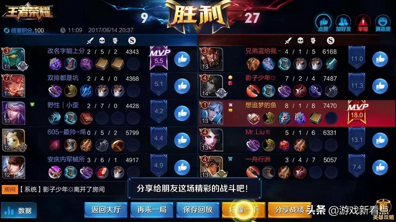 王者荣耀最高评分是多少（王者评分机制）