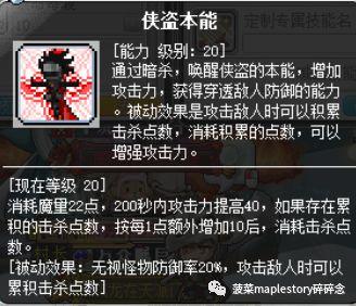 冒险岛侠盗职业选择攻略（冒险岛侠盗技能简介）--第11张