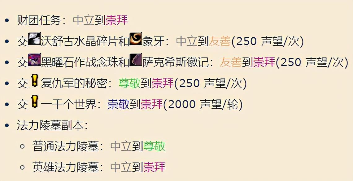 星界财团声望奖励列表有啥（星界财团声望一天崇拜）--第2张