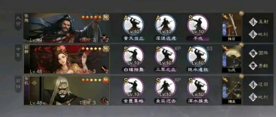 率土之滨张角怎么组合（率土之滨张角详细讲解及组队攻略）