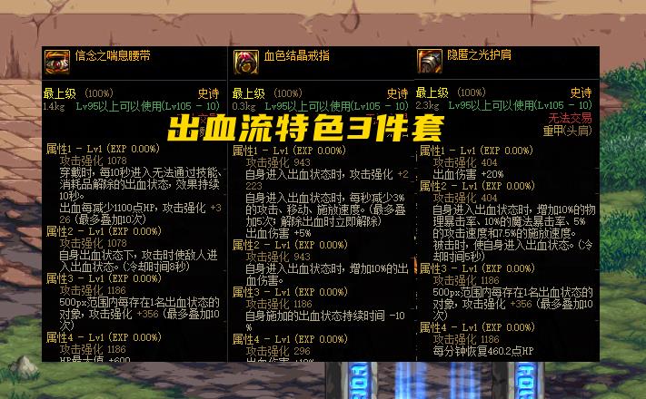 dnf110级版本红眼用什么套装（红眼装备110版最强搭配）