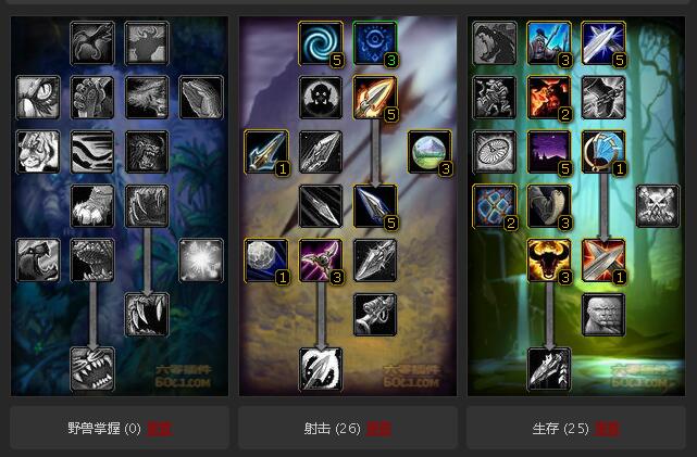 怀旧服猎人60级天赋怎么点（怀旧服猎人60级混迹战场天赋选择）