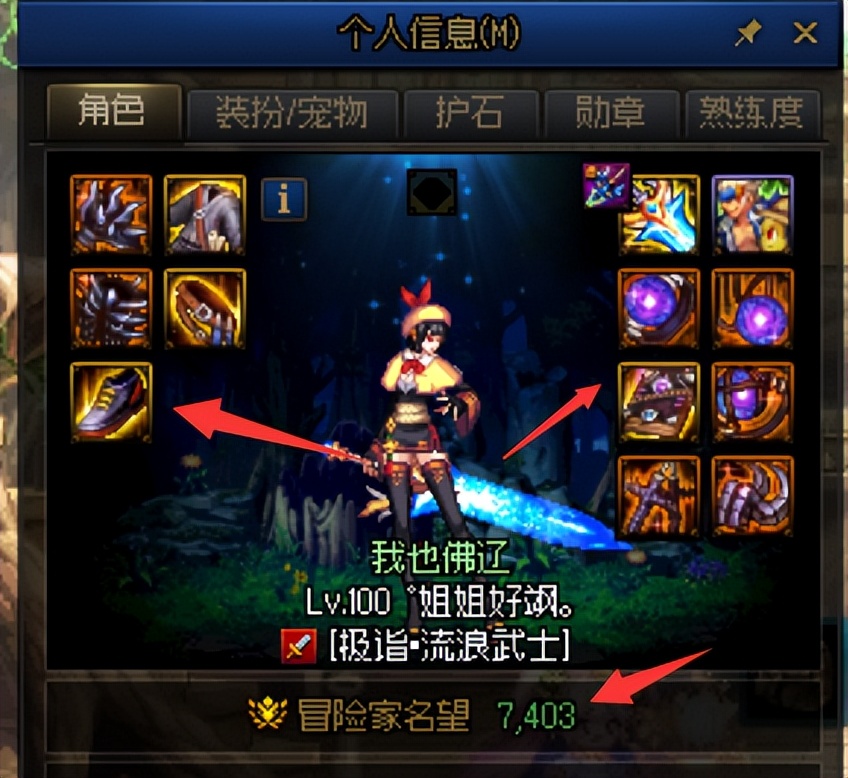 dnf流浪武士buff（dnf流浪武士选什么属强）