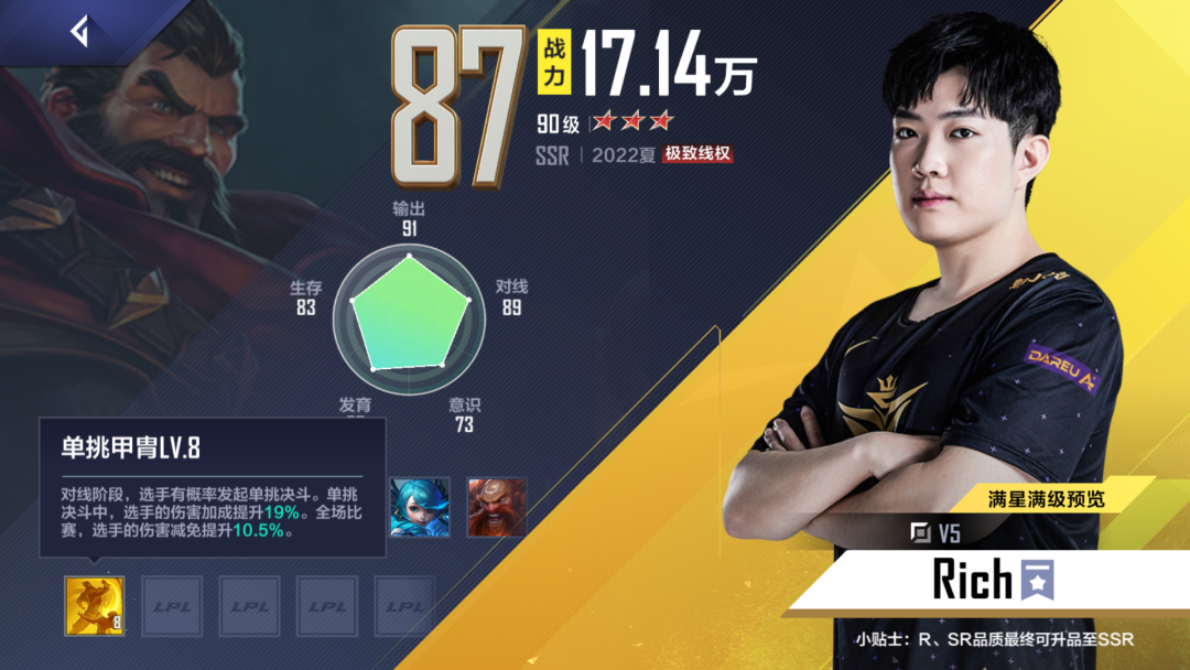 电竞经理冠军Shy值不值得买（全上单强度加点出装深度解析）