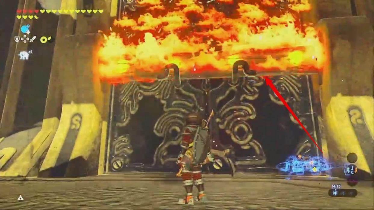 塞尔达传说蜥蜴神兽怎么过（塞尔达火神兽全流程攻略）
