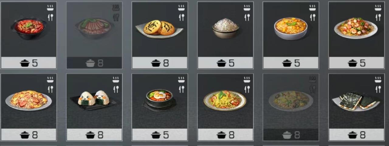 明日之后食谱大全图鉴（明日之后食物一览表）
