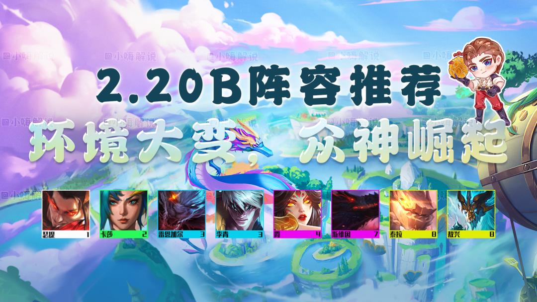 云顶之弈最新最强阵容（云顶之弈12.20B吃分阵容推荐）