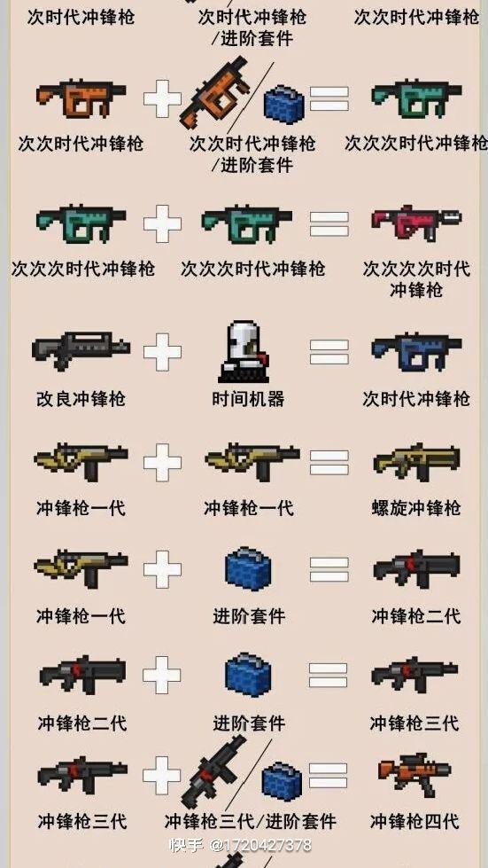 元气骑士2022武器合成大全带图（元气骑士2022合成武器大全）