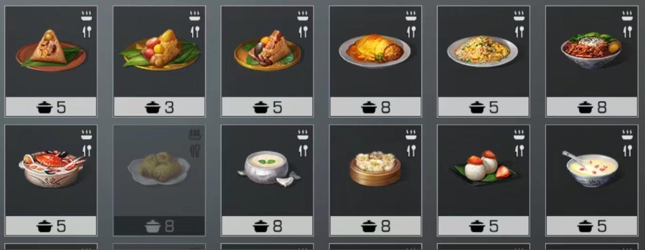 明日之后食谱大全图鉴（明日之后食物一览表）
