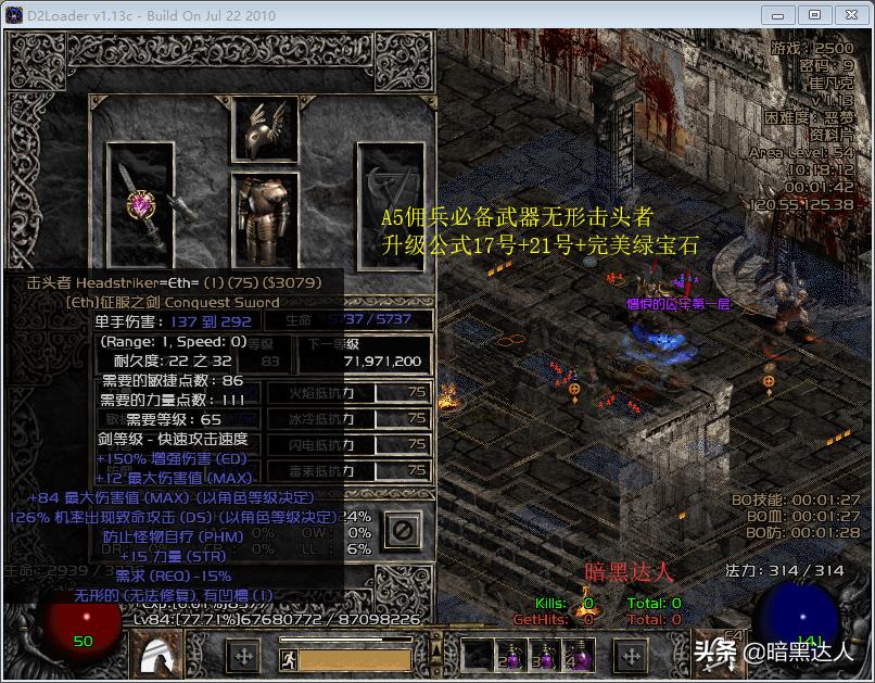 暗黑2召唤死灵带什么雇佣兵（暗黑2召唤死灵最强装备）