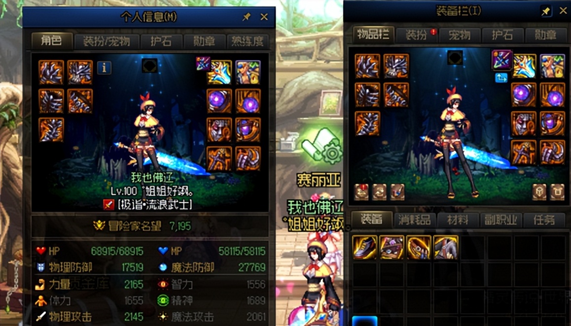 dnf流浪武士buff（dnf流浪武士选什么属强）