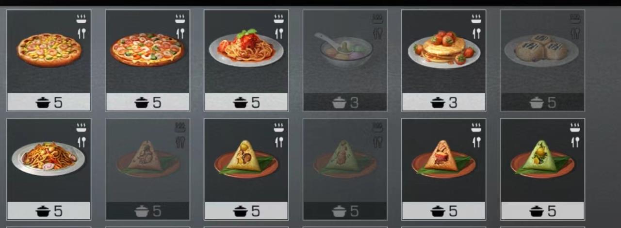 明日之后食谱大全图鉴（明日之后食物一览表）