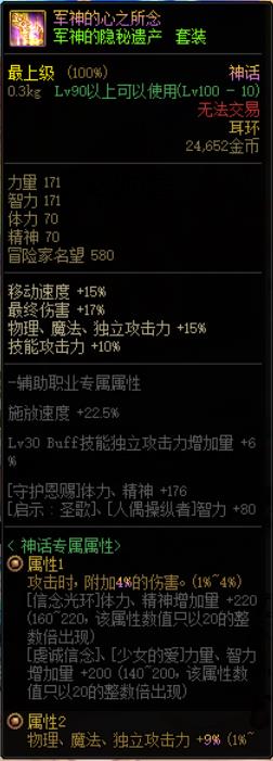 DNF刃影转换神话推荐（2022刃影最佳毕业装备）