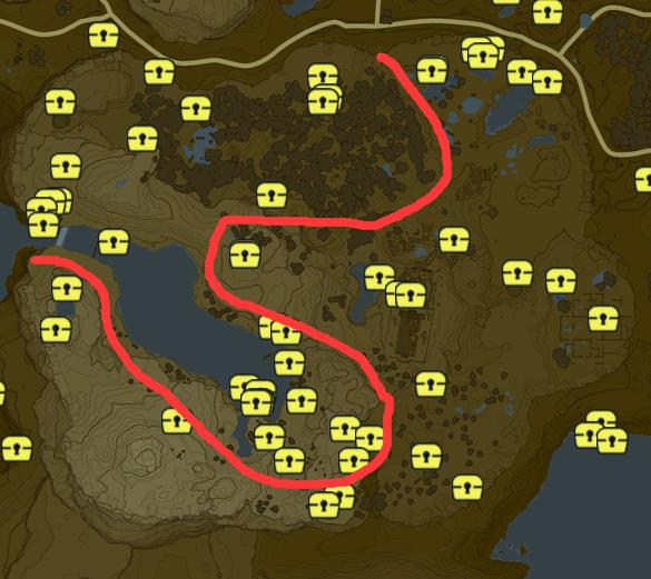 塞尔达初始台地地图（塞尔达初始之地隐藏要素）