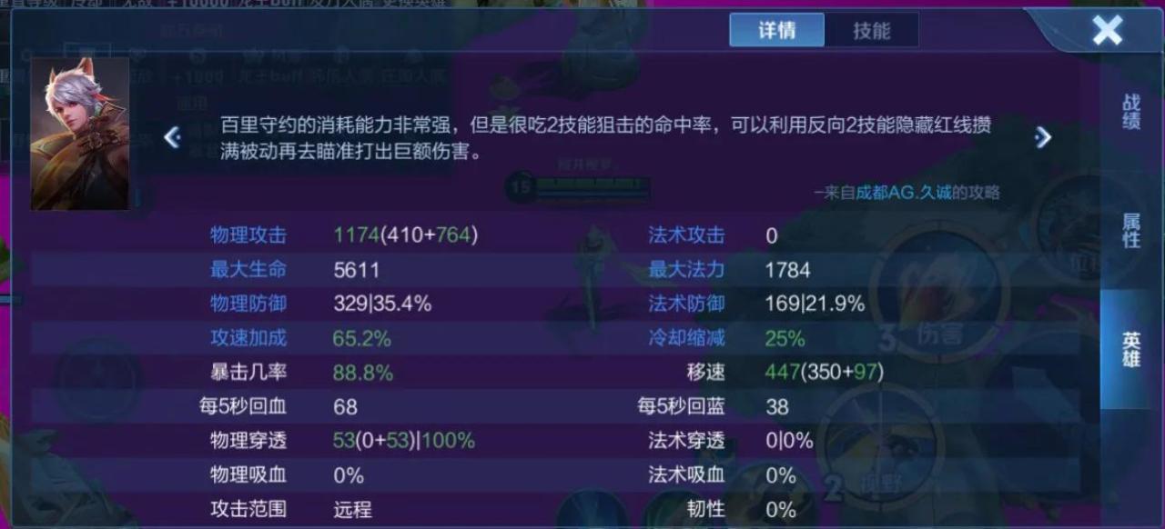 王者荣耀百里守约最强出装（百里守约最强出装和铭文）