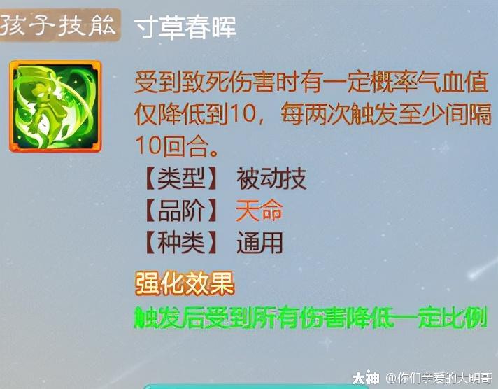 大话西游手游养育孩子攻略（大话西游手游秒五输出孩子怎么培养）
