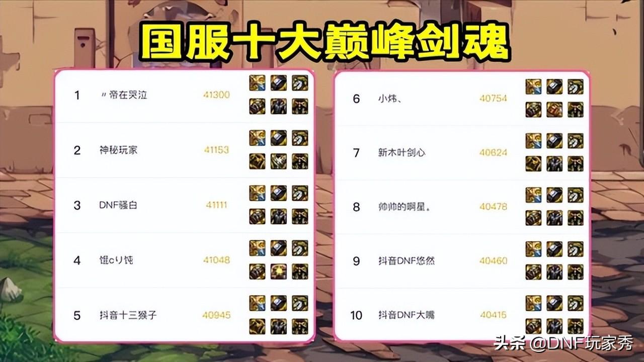 2022剑魂逆转结局最佳搭配（2022国服10大巅峰剑魂装备推荐）