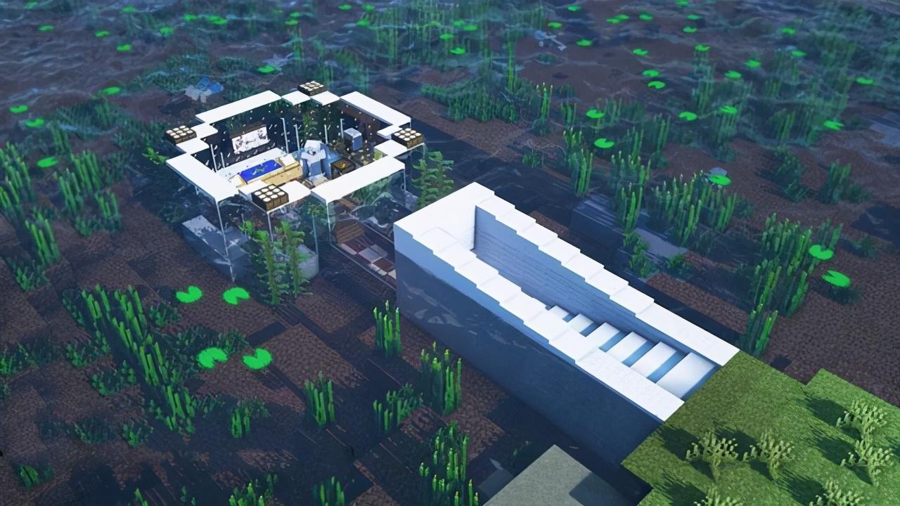 我的世界建筑物设计图（mc玩家的10张白色系设计）