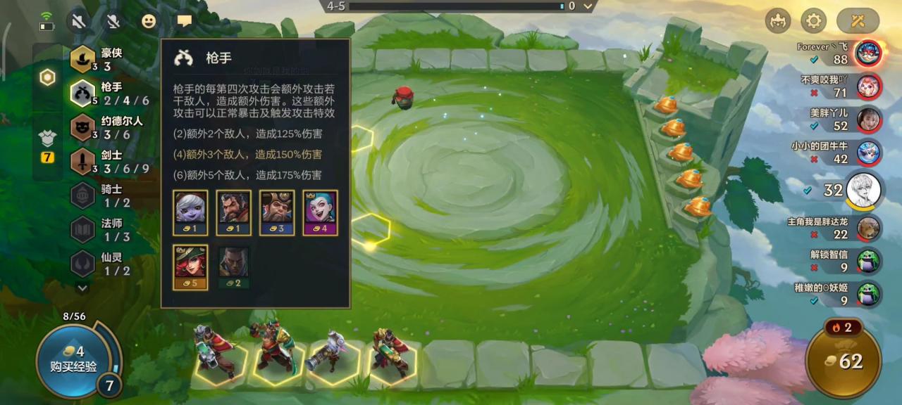 金铲铲之战手游豪侠枪手阵容（金铲铲之战手游最强上分阵容推荐）