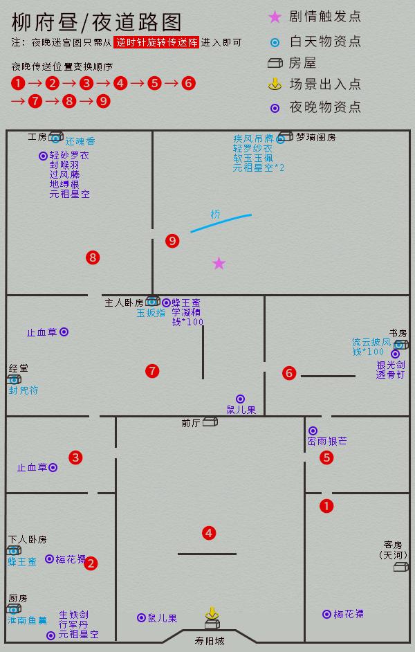 仙剑奇侠传四地图物资详细标记（仙剑奇侠传4完美图文攻略）