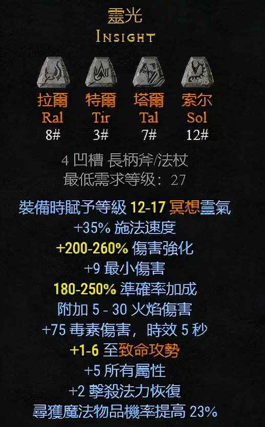 暗黑2双手武器符文之语选择推荐（暗黑2长柄武器可以制作的符文之语）