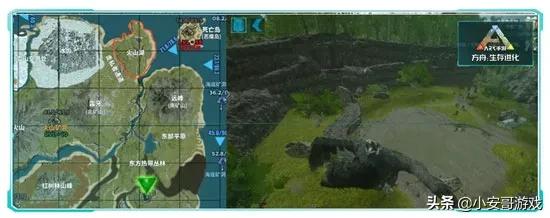 方舟手游海底矿洞详细地图（方舟手游五个矿洞的位置）