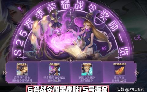 亚瑟心灵战警星元皮肤（王者荣耀S29都有哪些限定皮肤会返场）