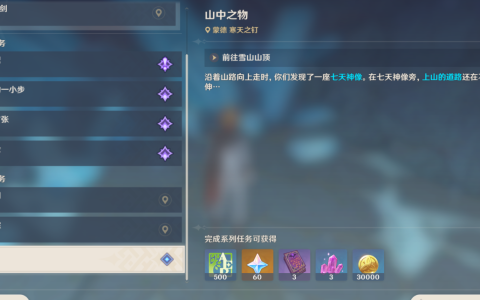 原神水冰圣遗物副本如何打（原神如何去到雪山之巅）
