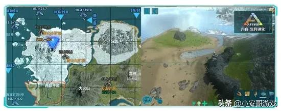 方舟手游海底矿洞详细地图（方舟手游五个矿洞的位置）