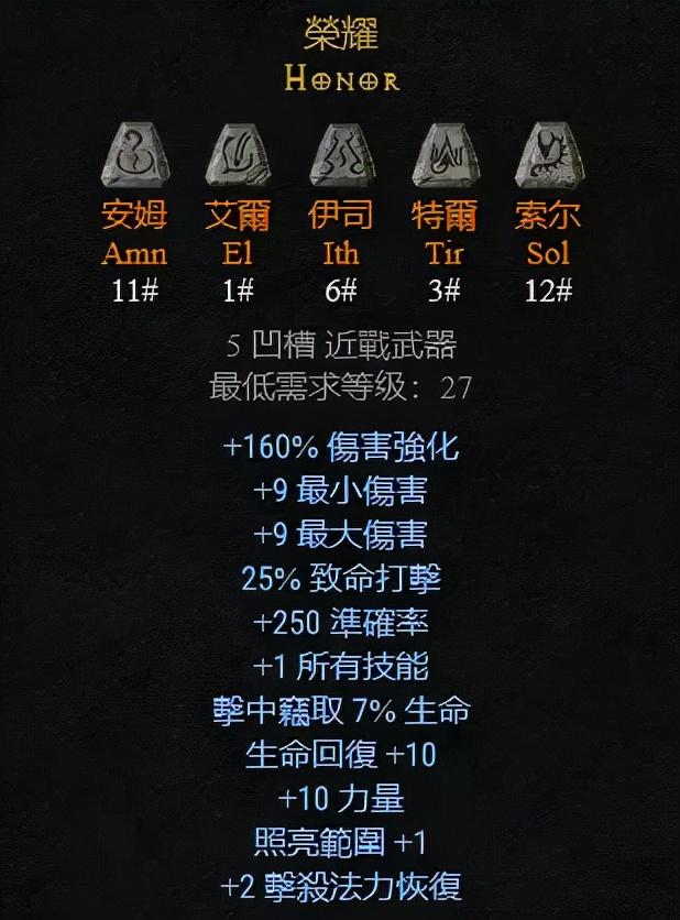 暗黑2双手武器符文之语选择推荐（暗黑2长柄武器可以制作的符文之语）