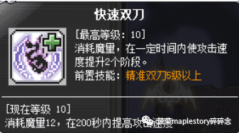 冒险岛暗影双刀装备推荐（冒险岛暗影双刀职业玩法教学）