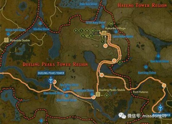 塞尔达传说哈特诺之塔地区主线任务路线（塞尔达旷野之息主线流程攻略）