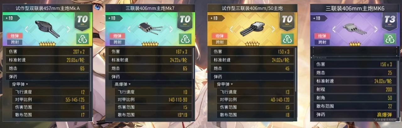 碧蓝航线各战舰装备搭配（碧蓝航线装备推荐大全）