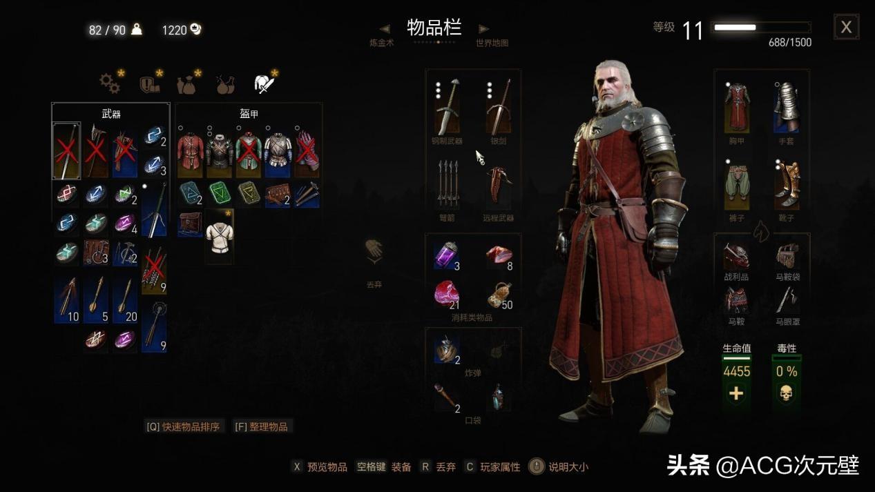 巫师3最好的套装（巫师3新手村最强装备介绍）