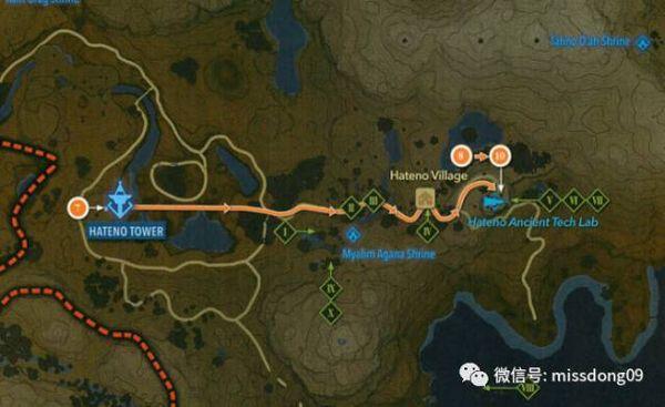 塞尔达传说哈特诺之塔地区主线任务路线（塞尔达旷野之息主线流程攻略）