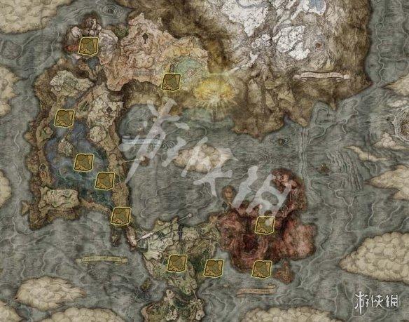 艾尔登法环全地图传送点（艾尔登法环全地图碎片位置）