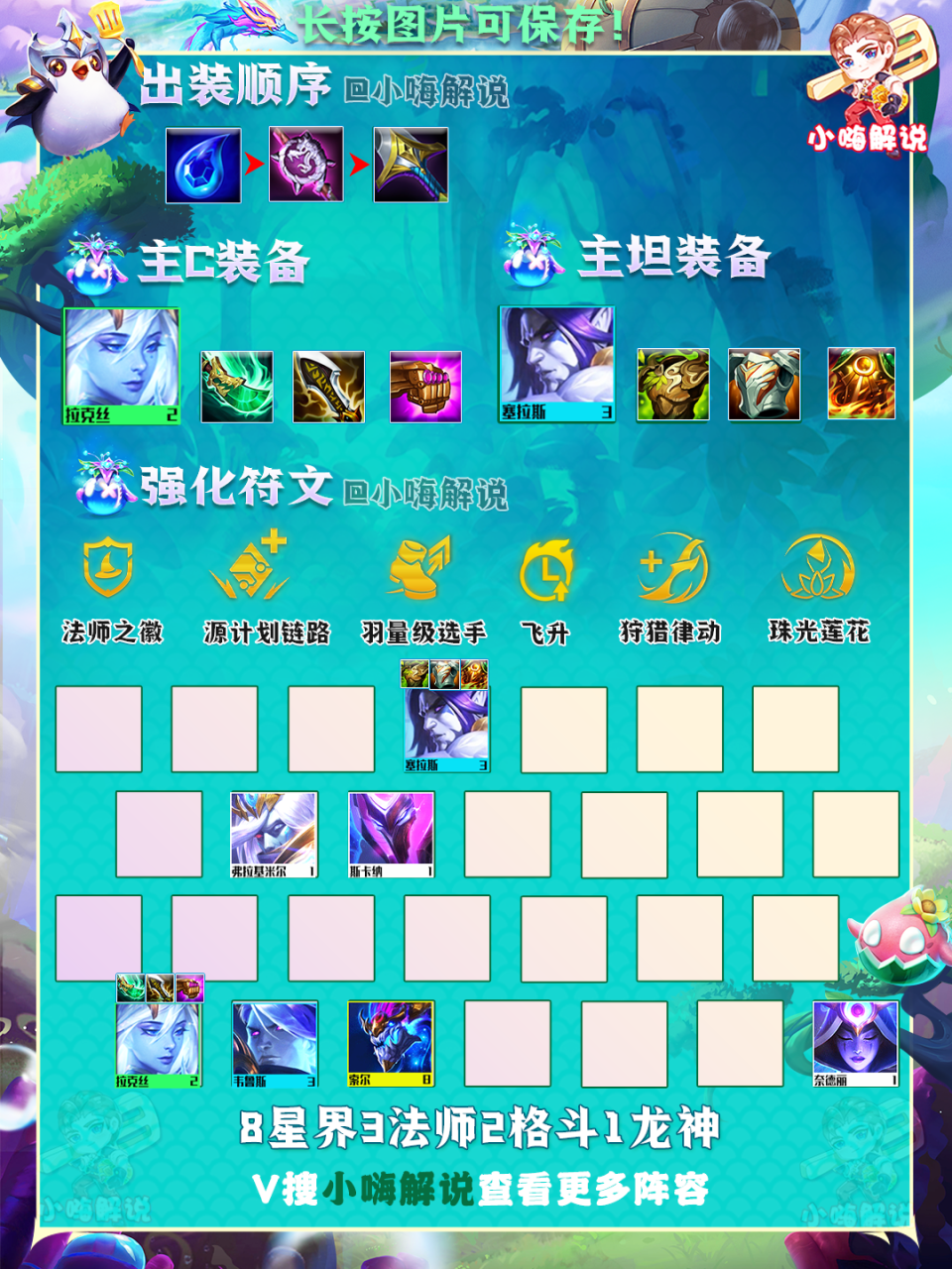 云顶之弈黄金军团回归（云顶之弈冷门上分D卡流阵容星界拉克丝2.0玩法教学）