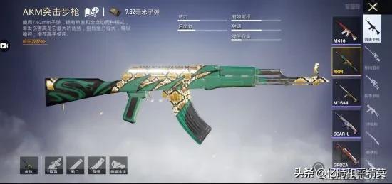 和平精英中什么枪最好排名表（和平精英突击步枪哪个最厉害）