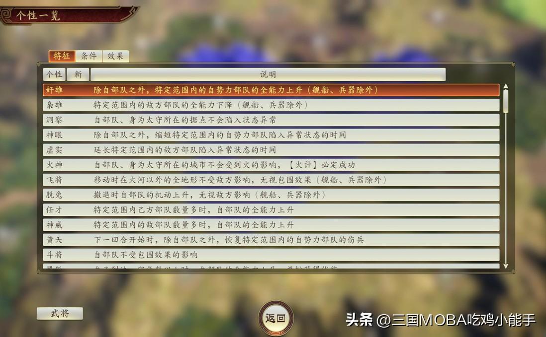 三国志14武将综合排名（三国志14武将能力值一览表）