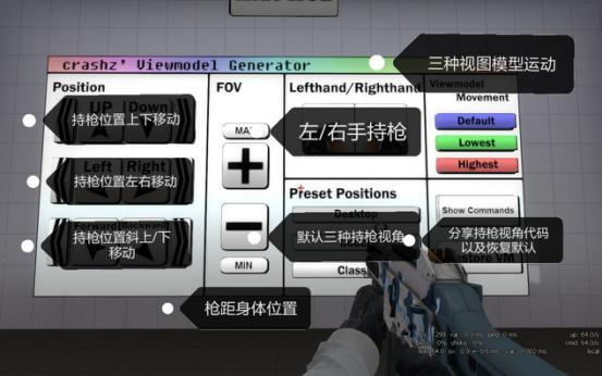 csgo职业选手持枪姿势（csgo持枪视角调整教学）
