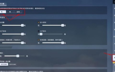2022和平精英听脚步最佳声音设置（和平精英职业选手声音设置）